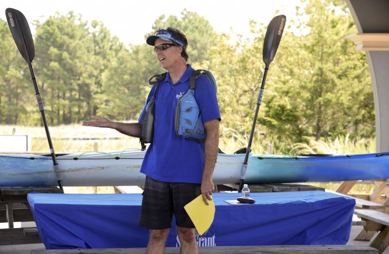 Ed Lewandowski noticed the growing numbers of paddlers in the area, so along with a group of fellow paddlers they began this project. DENY HOWETH PHOTOS